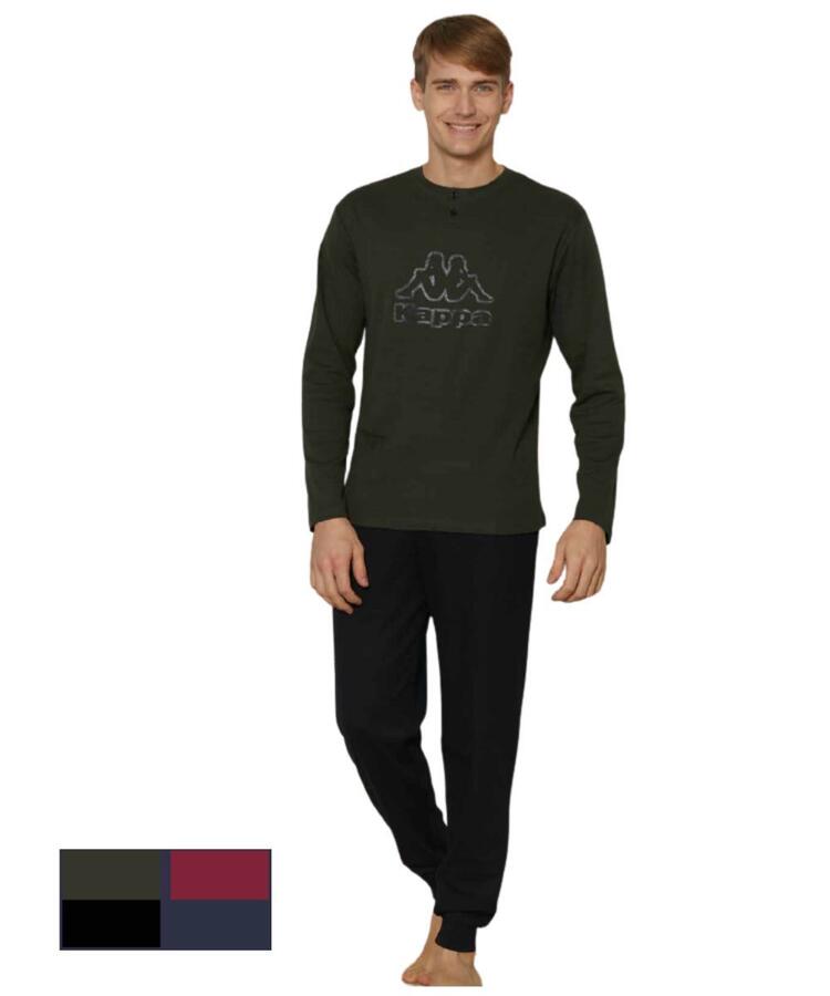 Pigiama uomo in jersey di cotone caldo Kappa KMW25003 Kappa