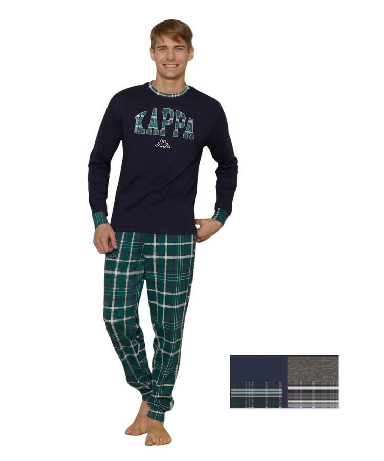 Pigiama uomo in jersey di cotone caldo Kappa KMW25014 Kappa