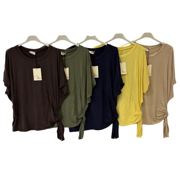 MAGLIA DONNA BASIC IN VISCOSA FIORENZA AMADORI 7179 FLORA