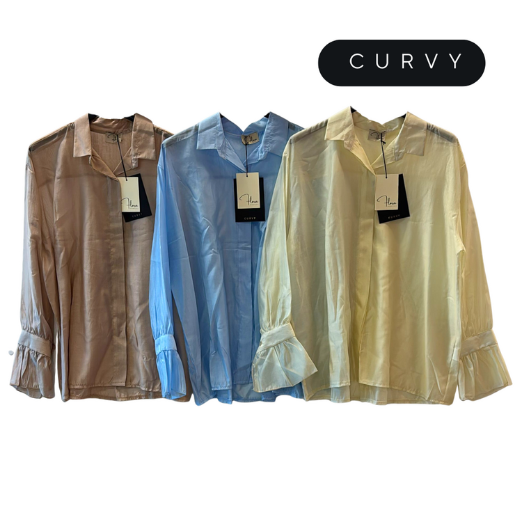 CAMICIA DONNA LIOCEL OVER FLORA CURVY 260001 FLORA