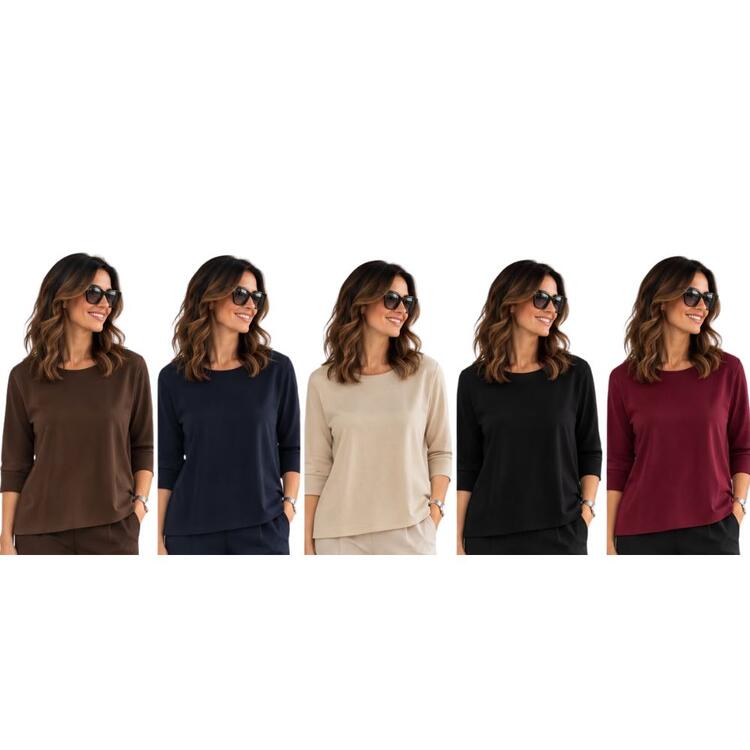 Maglia donna in viscosa soft Flora 268178 FLORA
