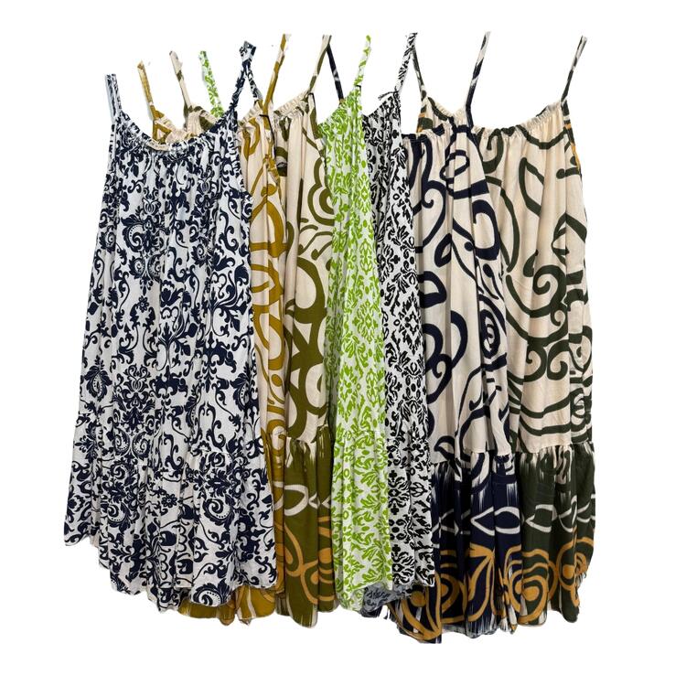 ABITO DONNA DI COTONE FLORA FL3033 FLORA