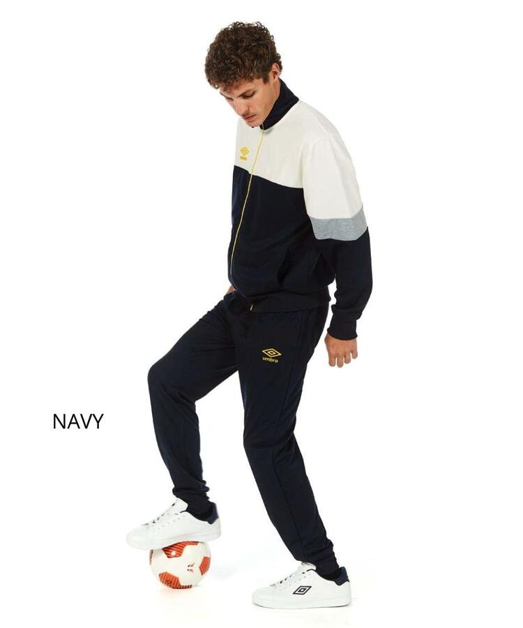 Tuta uomo in cotone garzato con zip Umbro UOS30276 Umbro