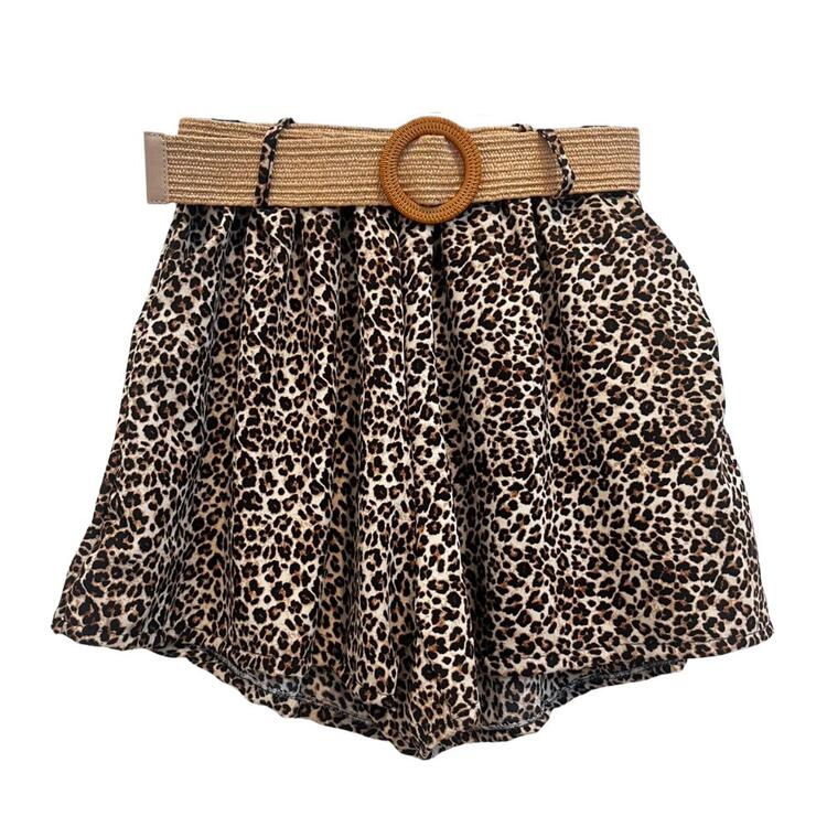 SHORT DONNA MACULATO CON CINTURA FLORA 3034 FLORA