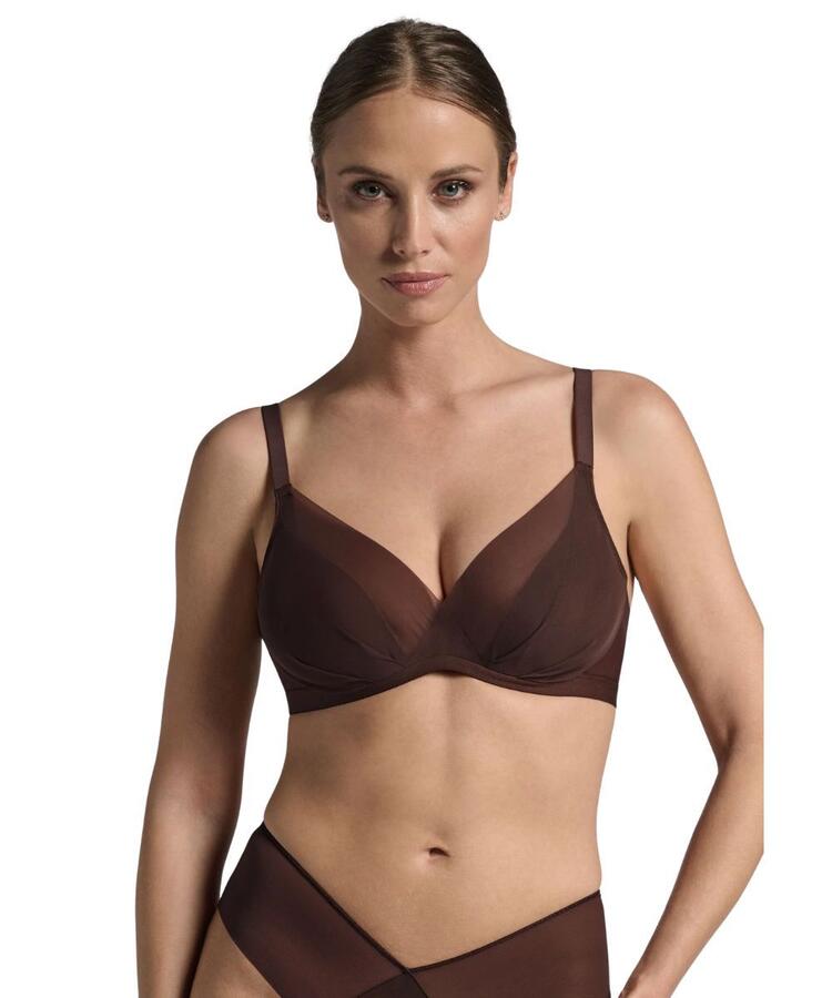 Reggiseno sfoderato con ferretto push-up in tulle e microfibra Lepel Tesoro 305 Coppa B Lepel