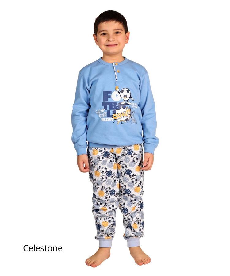 3062Pigiama Bimbo Felpa 2 bottoni 8-10 Gary