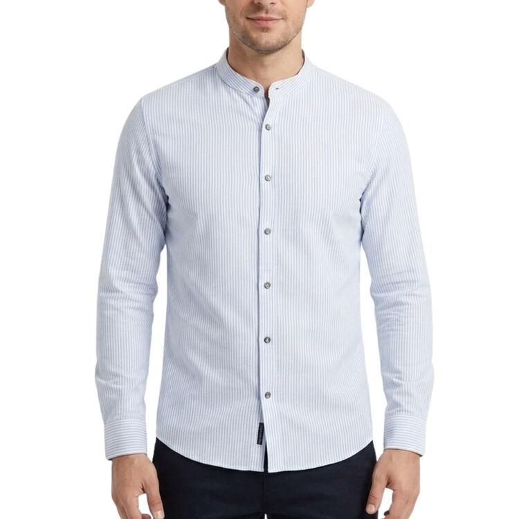 CAMICIA UOMO RIGATA MISTO LINO BE MISITC 32537 Be Mistic