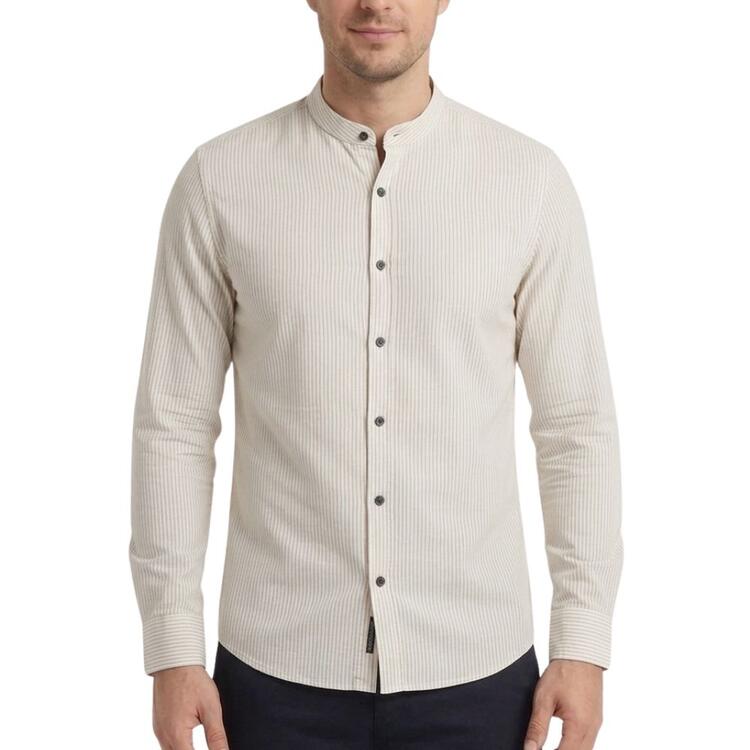 CAMICIA UOMO RIGATA MISTO LINO BE MISITC 32537 Be Mistic