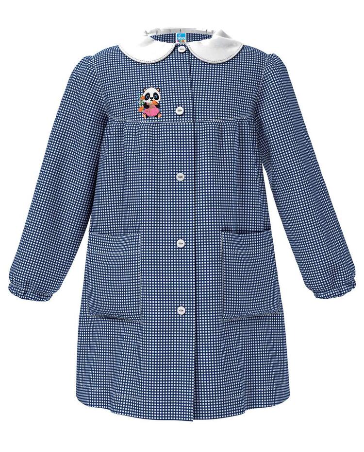 Grembiule scuola bambina Siggi Happy School 33GR4079 Ricamo Panda Siggi