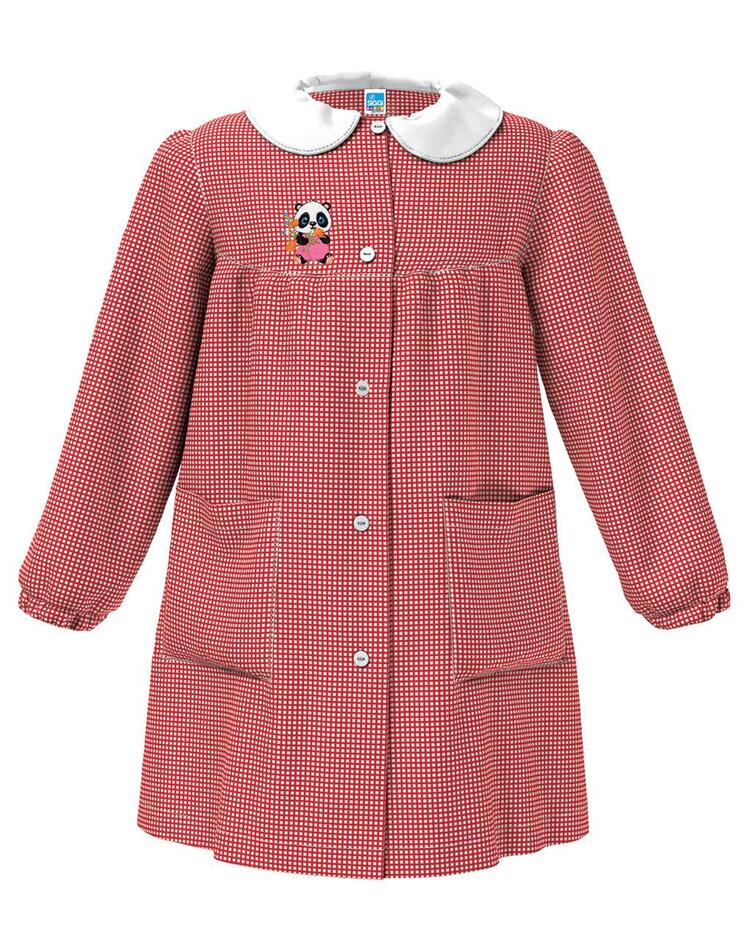 Grembiule scuola bambina Siggi Happy School 33GR4079 Ricamo Panda Siggi