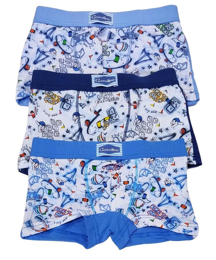 Boxer da bambino in cotone elasticizzato Gasolino U3888 (1 CAPO) GASOLINO