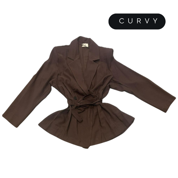 WOMEN'S OVER-LENGTH FLORA CURVY JACKET 260036 FLORA