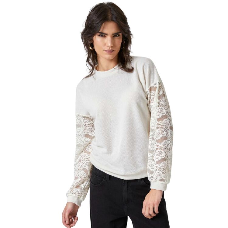 Maglia donna manica lunga in pizzo Jadea 4011 Jadea