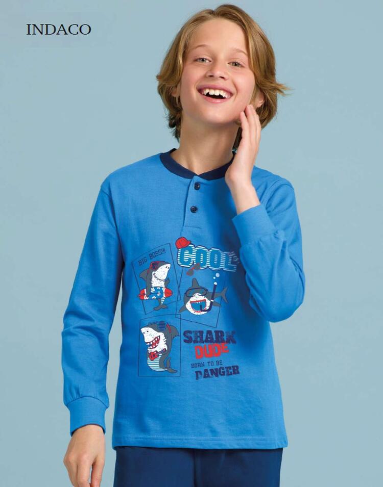 Il Granchietto GP4095 children's cotton jersey pajamas IL GRANCHIETTO