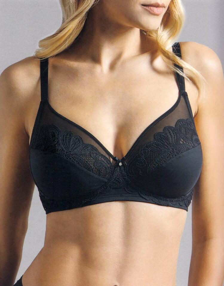 Bra Women's Non Padded without Underwire Cotton B Cup Lepel Rita