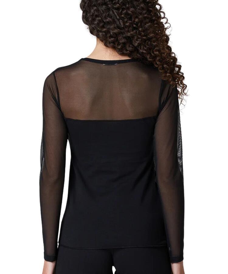 Maglia donna sottogiacca con tulle e paillettes Jadea Galà 4823 Jadea
