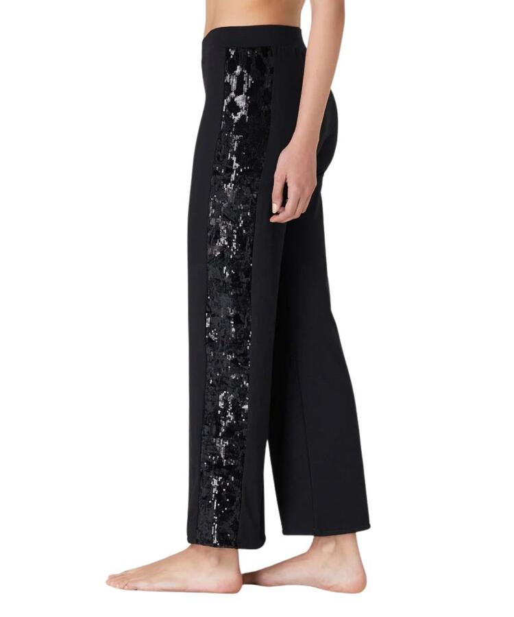 Pantalone donna con tulle e paillettes Jadea Galà 4824 Jadea