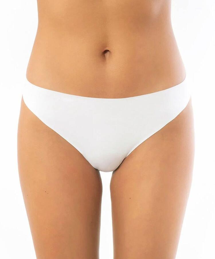 Brasiliana donna in cotone elasticizzato taglio laser con pizzo Sielei Invisible Cotton 15117 Sièlei