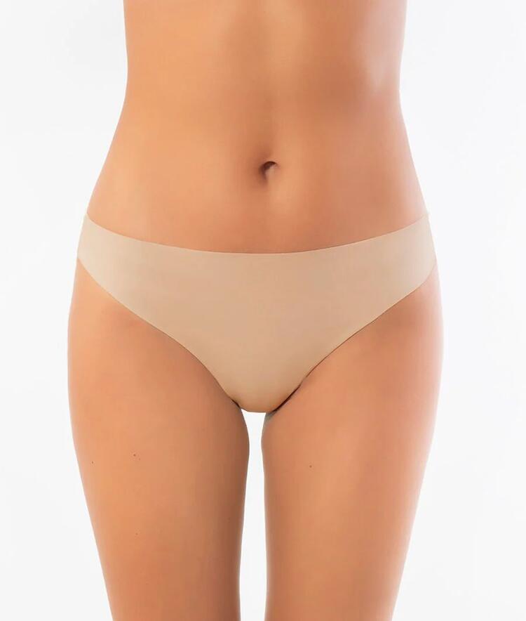 Brasiliana donna in cotone elasticizzato taglio laser con pizzo Sielei Invisible Cotton 15117 Sièlei