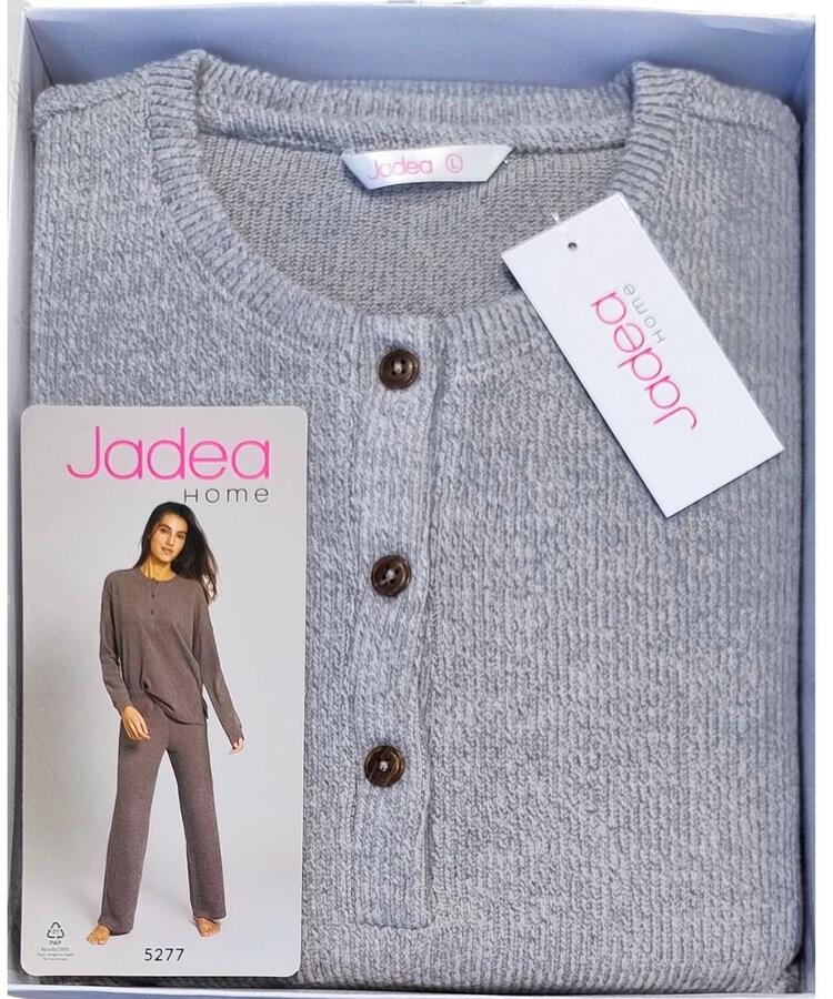 Pigiama donna in jersey di viscosa a coste Jadea Home 5277 Jadea