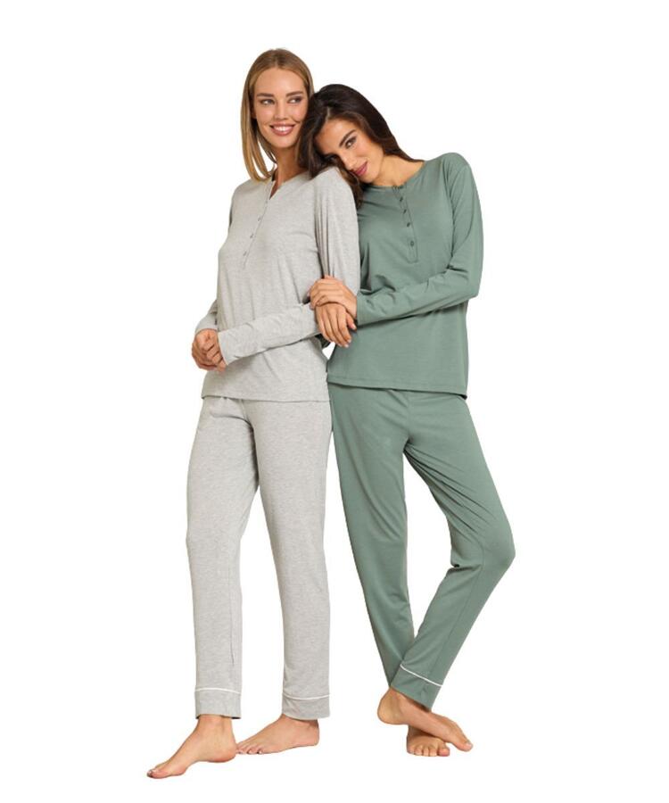 Pigiama donna in jersey di viscosa pesante Jadea Home 5313 Jadea