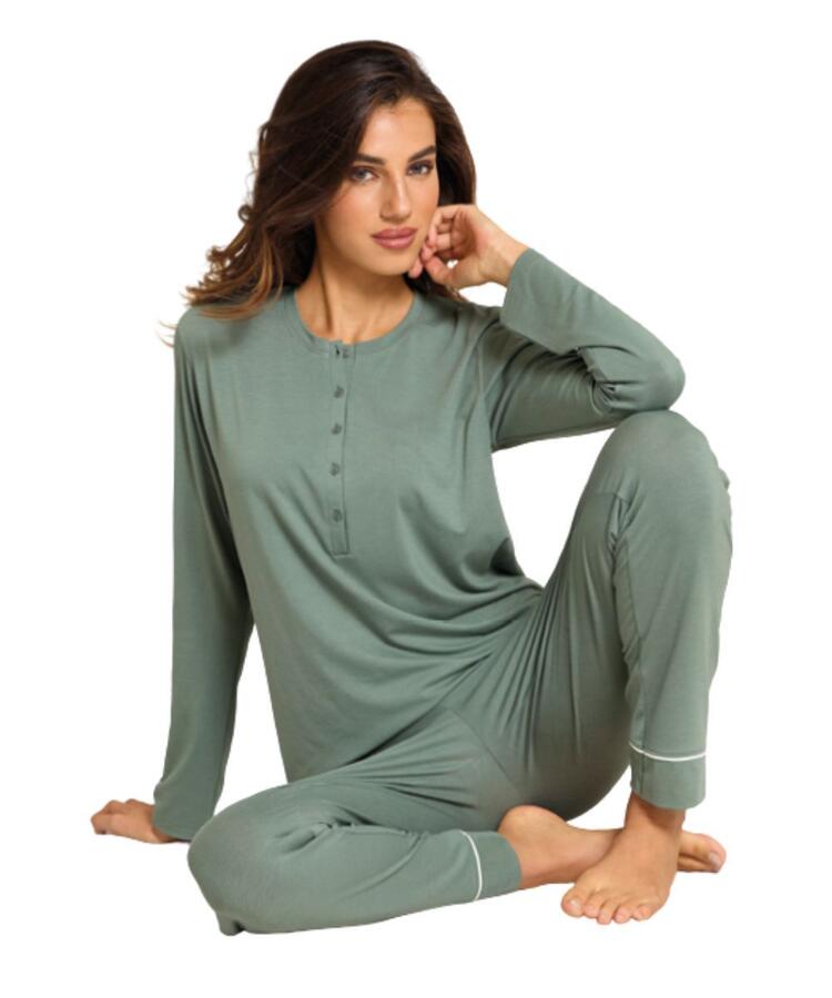 Pigiama donna in jersey di viscosa pesante Jadea Home 5313 Jadea