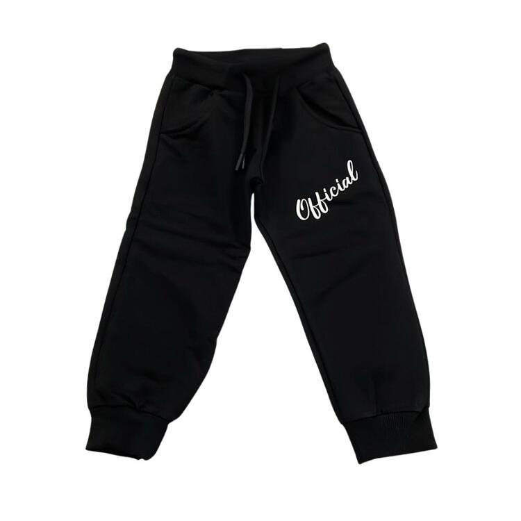 Pantaloni Jogging Pantaloni Felpato Bambina Sweet Junior Pantaloni