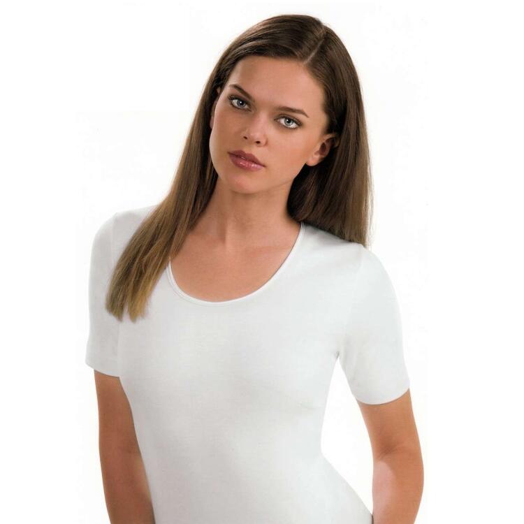 T-shirt donna in cotone felpato Antonella 620600 tg.2-7 Antonella