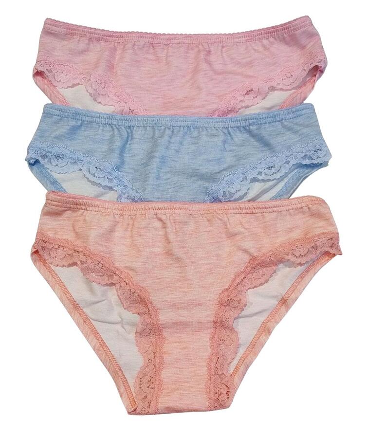 Slip donna moda in cotone elasticizzato e pizzo Jadea 6593 Jadea