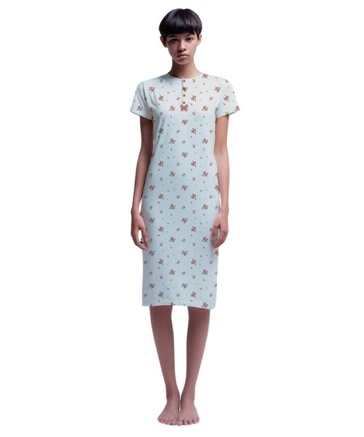 Camicia da notte donna a manica corta in jersey di cotone Cippi 6782 Cippi