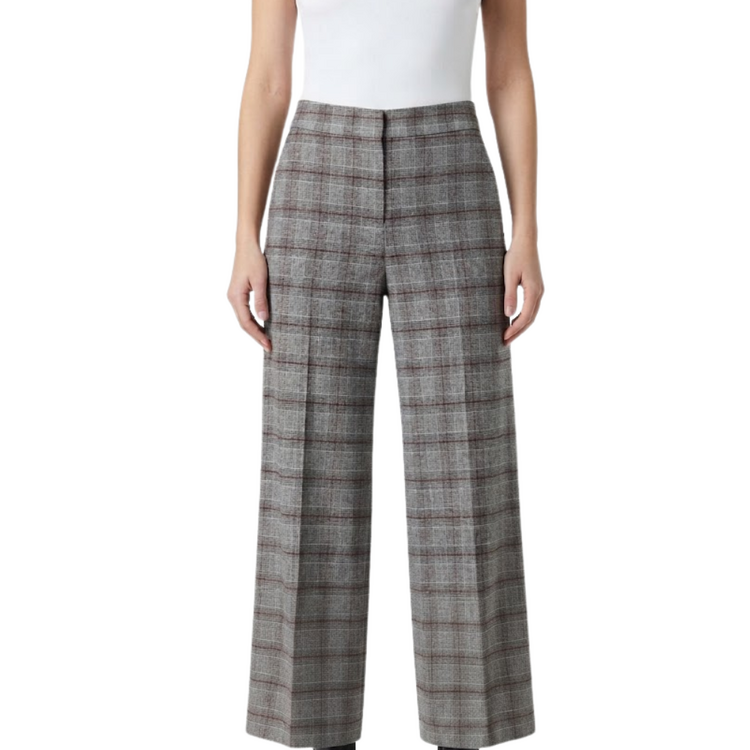 Pantalone donna scozzese a palazzo Carla Ferroni 70491 CARLA FERRONI