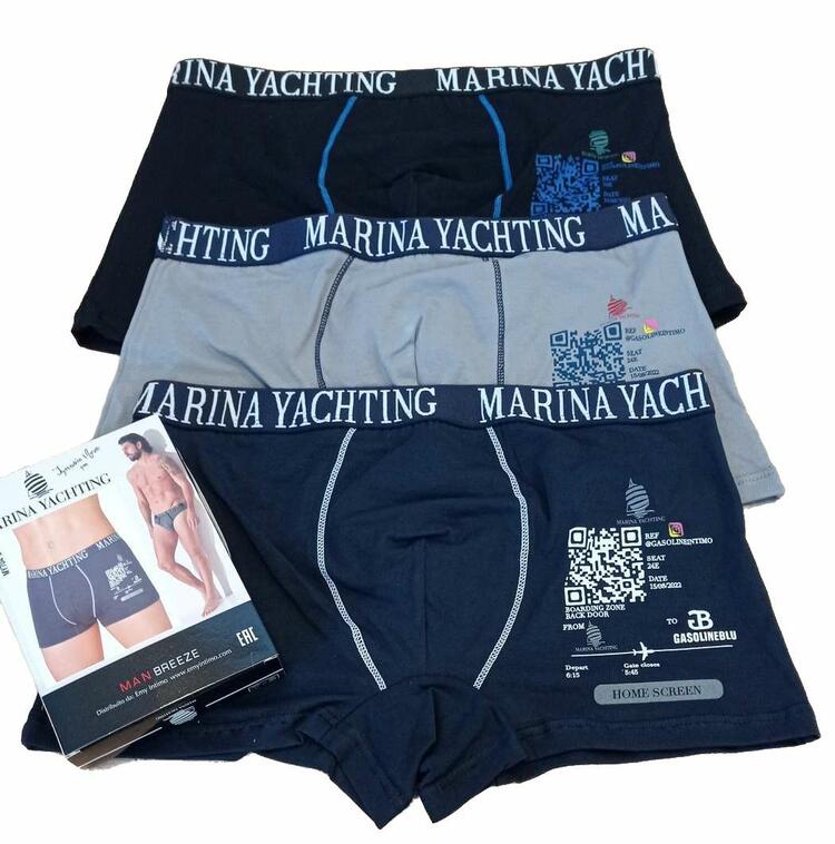 Boxer uomo cotone elasticizzato Marina Yachting MY704 MARINA YACHTING