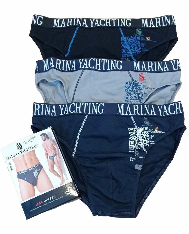Slip uomo cotone elasticizzato Marina Yachting MY705 MARINA YACHTING