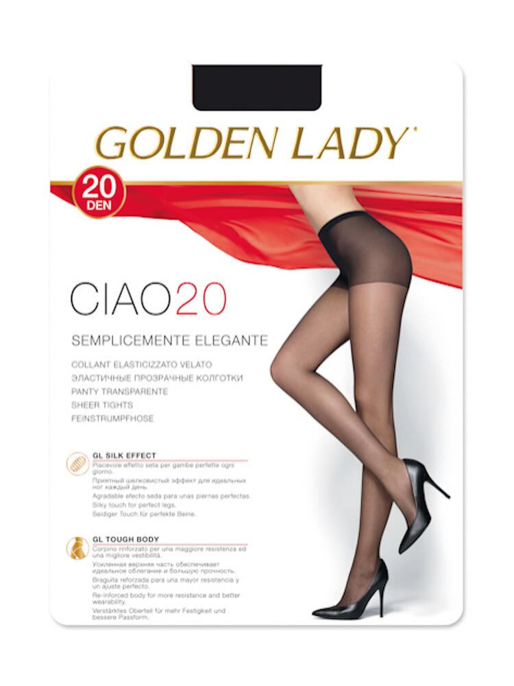 COLLANT DONNA GOLDEN LADY CIAO 20 Golden Lady