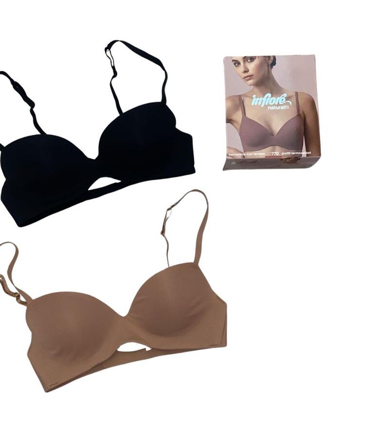 Naturalfit Infiore 770 stretch cotton padded balconette bra Infiore