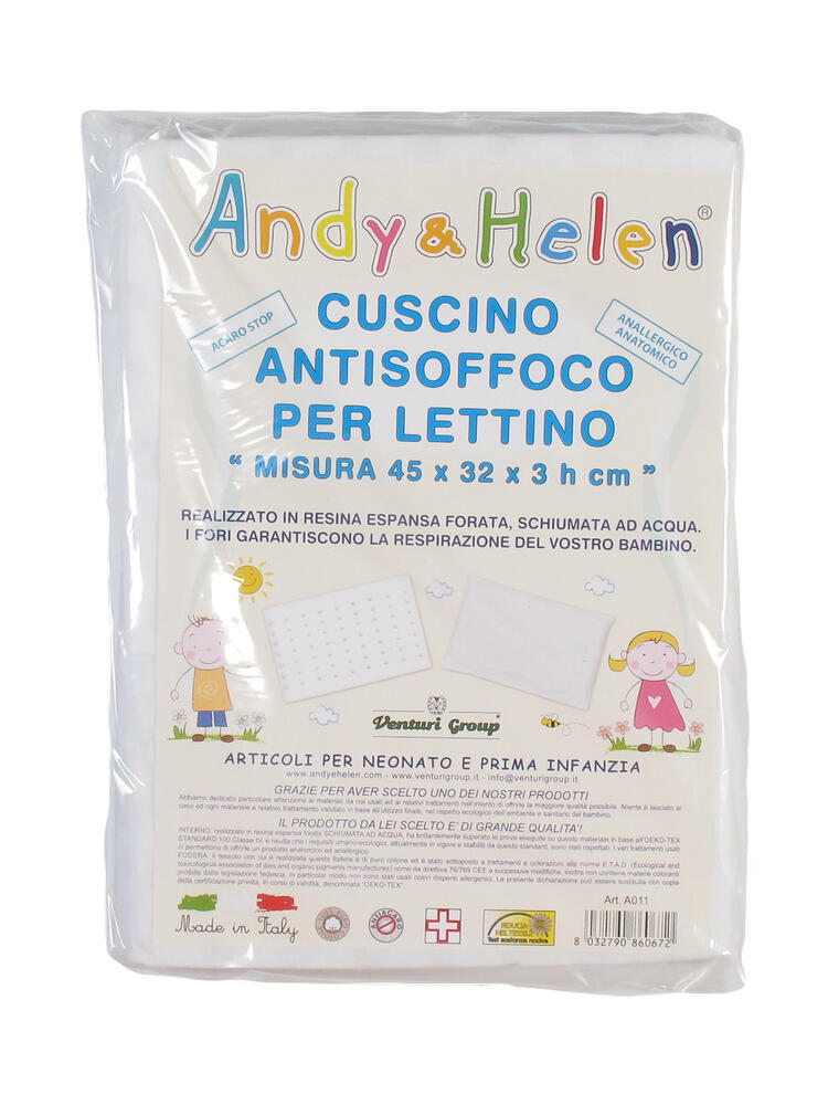 CUSCINO ANTISOFFOCO PER LETTINO ANDY&HELEN A011 Andy&Helen