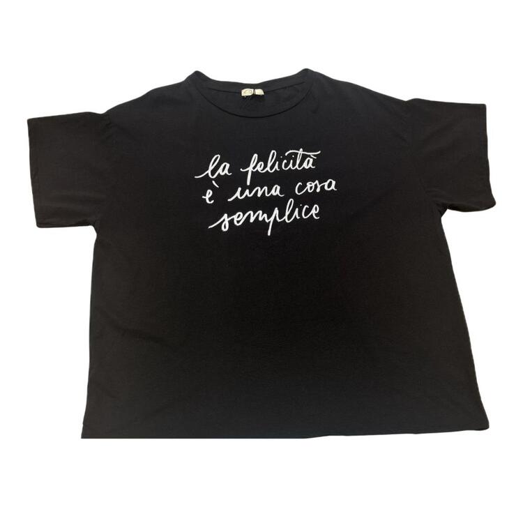 T-SHIRT OVER DONNA MANICA CORTA FLORA CURVY 82868 FLORA