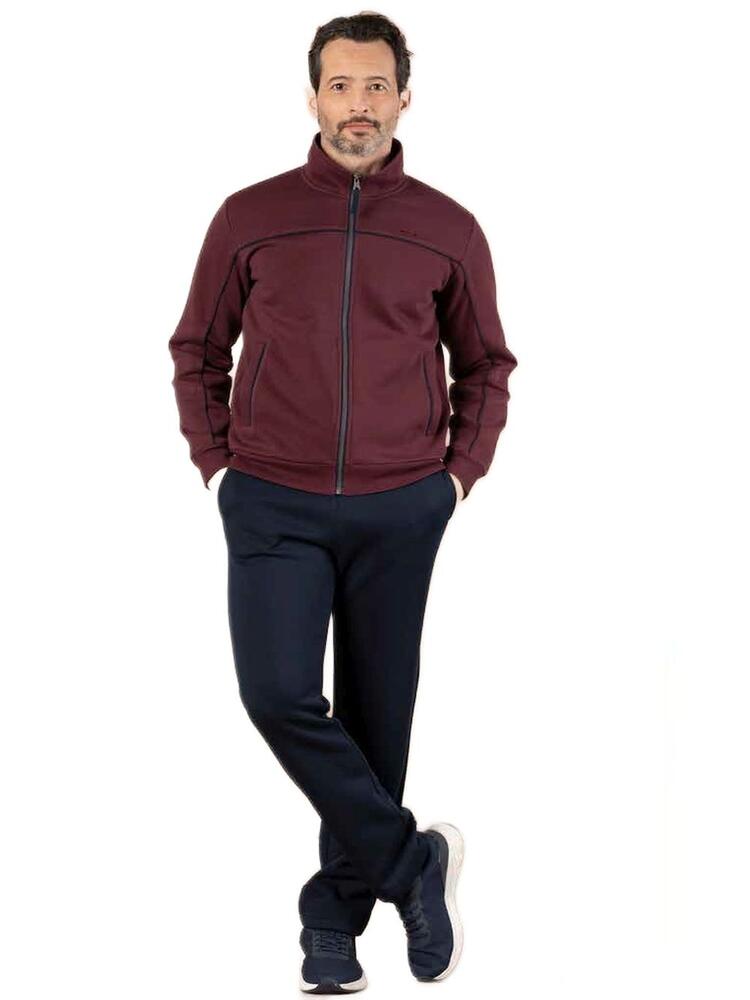 Men's tracksuit in cotton fleece with zip Fratelli Campagnolo 8Q78478 Fratelli Campagnolo