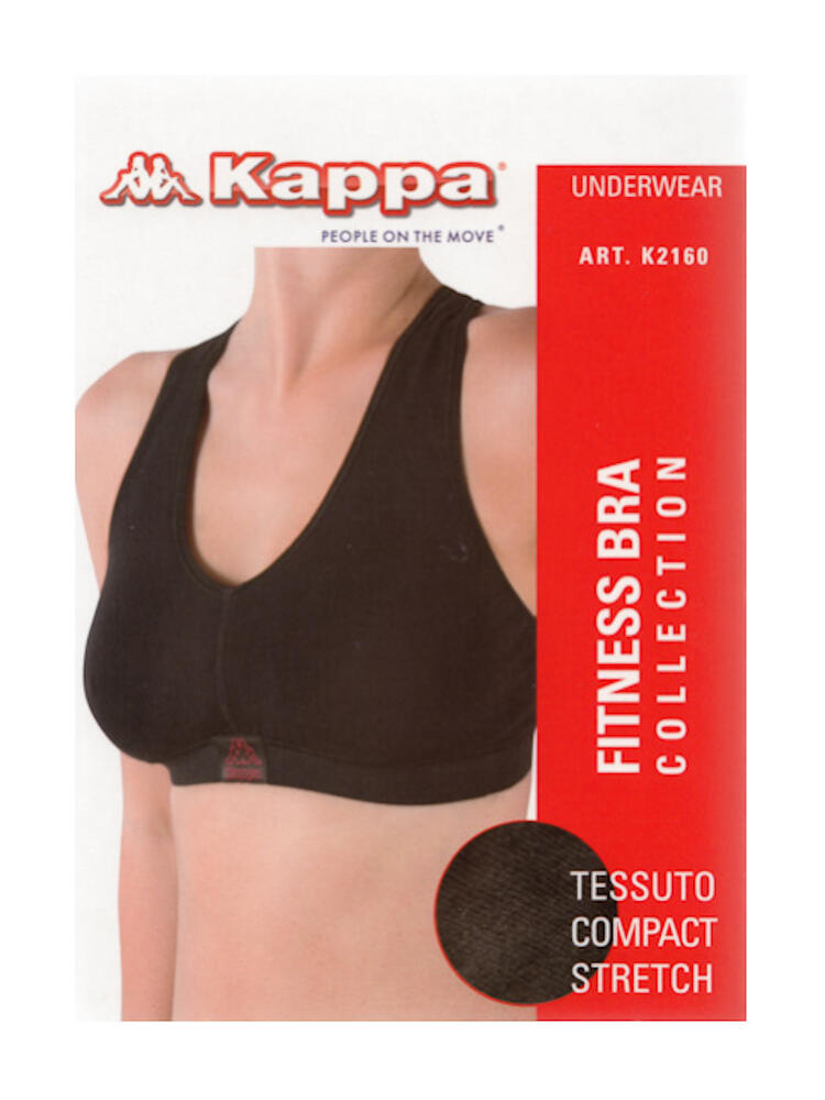 Reggiseno brassiere sportiva in cotone elasticizzato Kappa K2160 Kappa