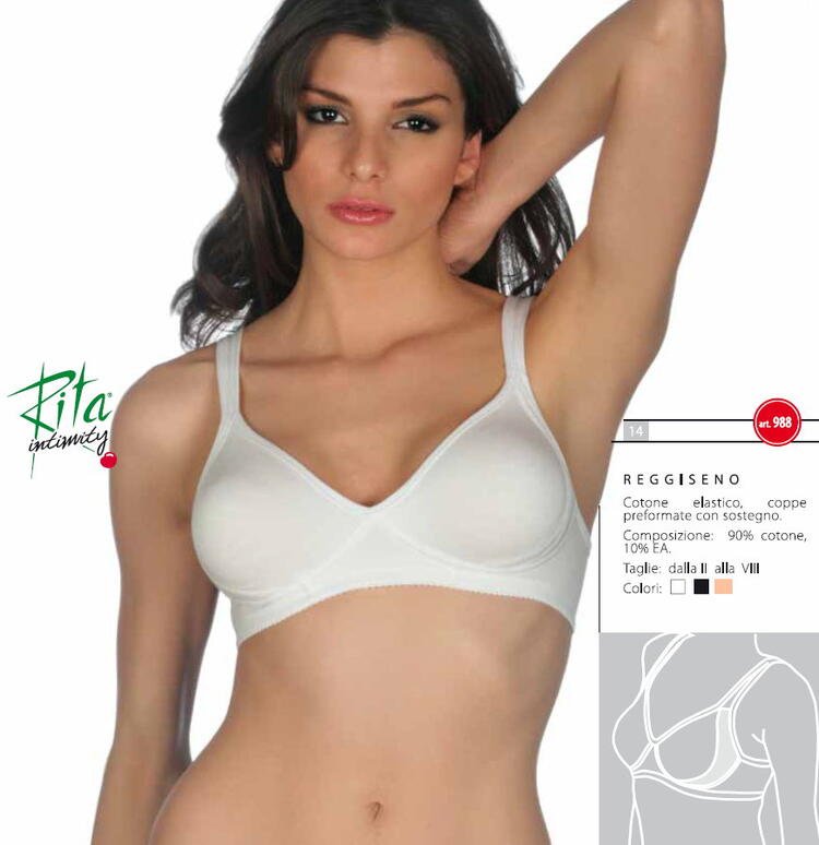 Rita 988 cotton bra size 7-8 Rita