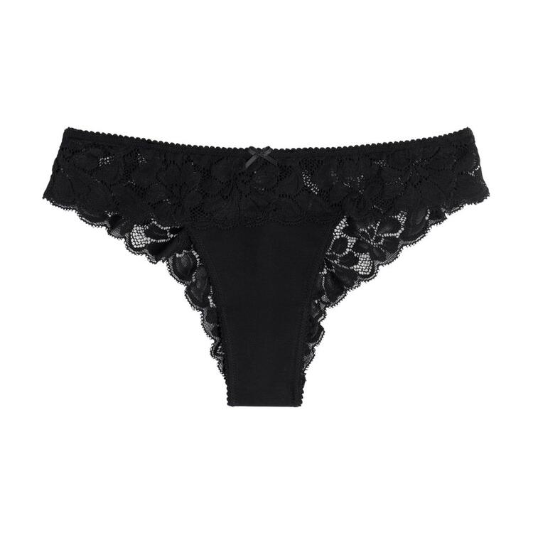 Brasiliana donna in cotone-modal con pizzo Cotonella ADC87 Cotonella