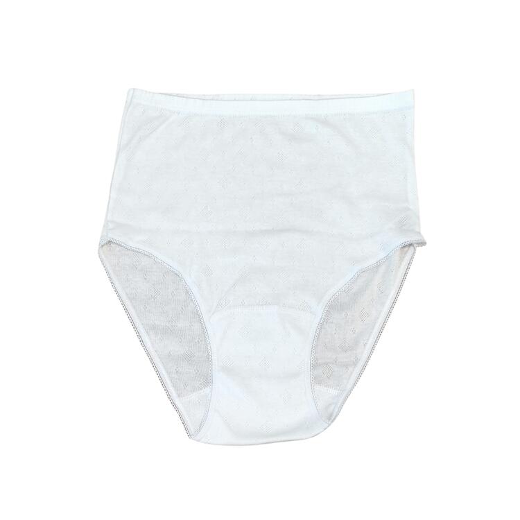 CULOTTE ALTA IN COTONE OPERATO ADRIANA UNDERWEAR 510E ADRIANA UNDERWEAR