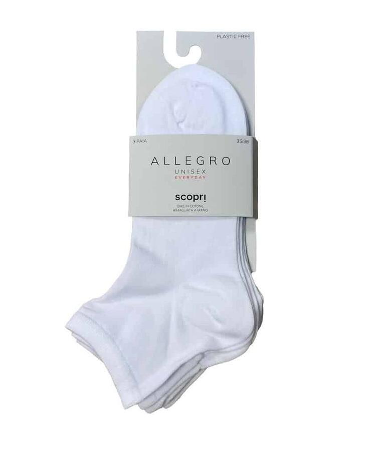 Calzino corto bike unisex in cotone Scopri Allegro TRI-PACK Scopri Calze