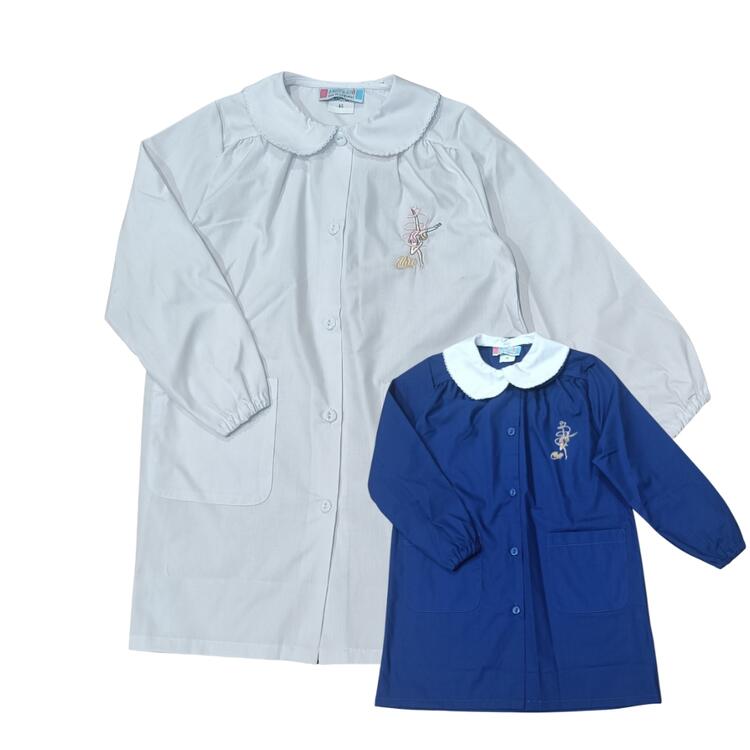 GREMBIULE SCUOLA BAMBINA 90280 RICAMO BALLERINA Andy&Gio
