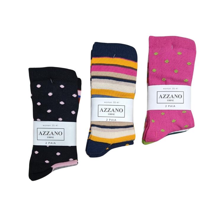 SHORT SOCKS WOMEN AZZANO PATTERN ISD432 AZZANO
