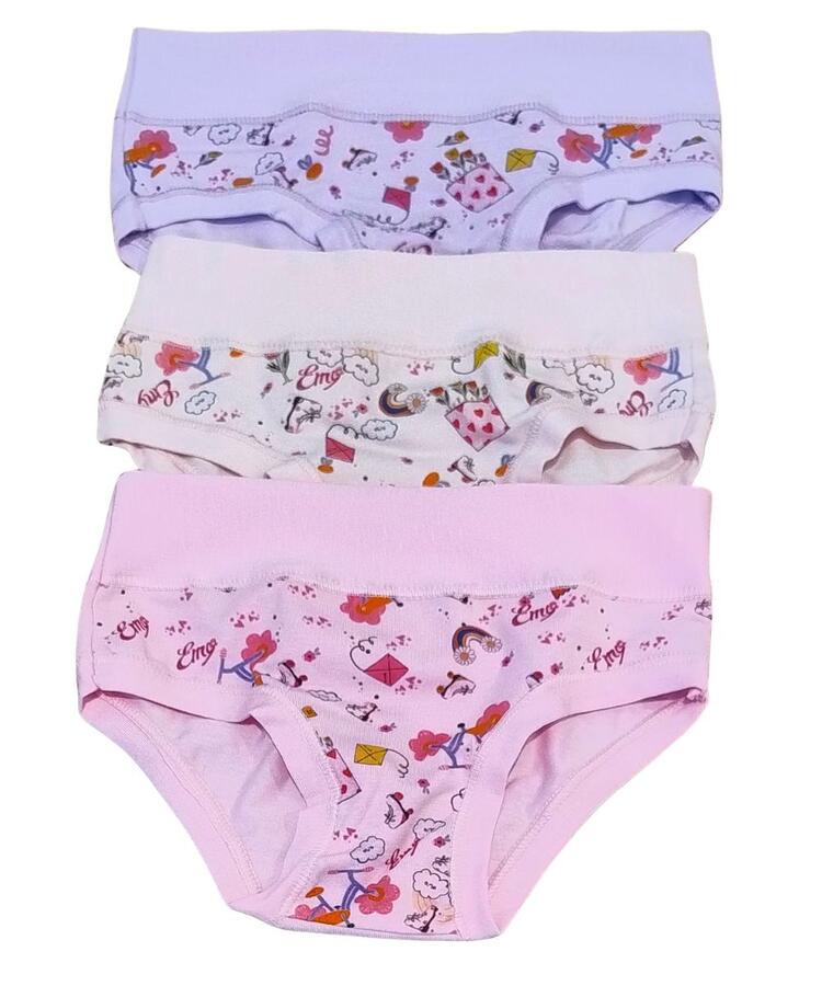 Slip bambina in cotone elasticizzato Emy B2986 (1 CAPO) Emy