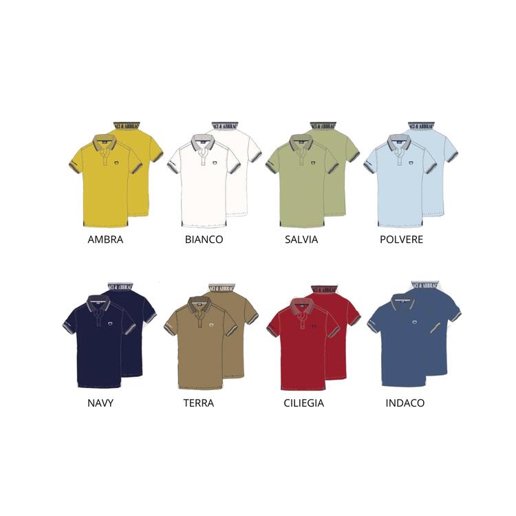 POLO UOMO PIQUET DI COTONE BACI&ABBRACCI BAM 1420 Baci & Abbracci
