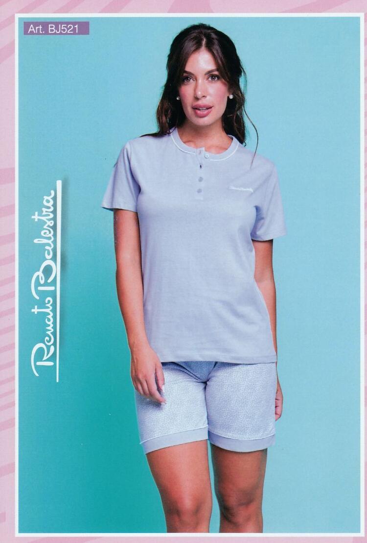 Pigiama donna corto in jersey di cotone Renato Balestra BJ521 Renato Balestra
