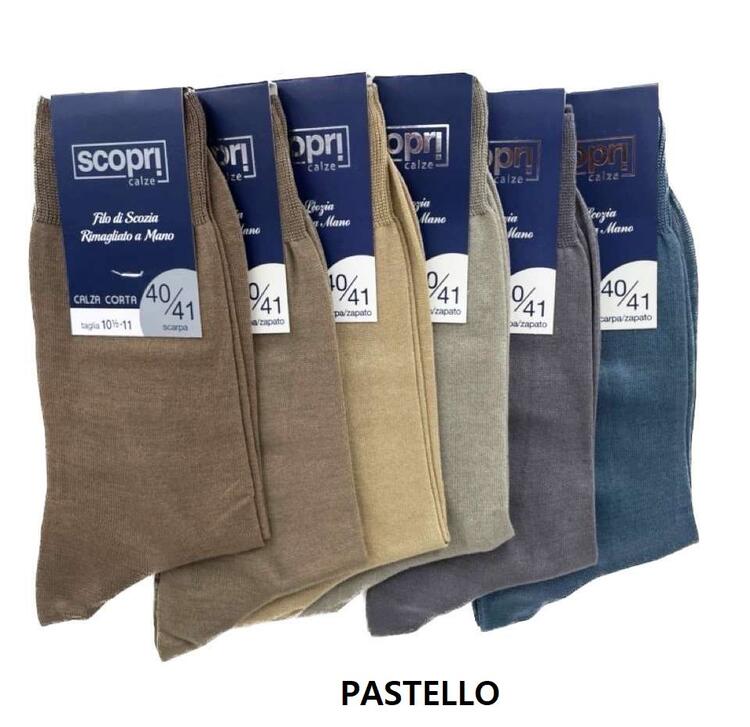 Men's short sock in Scottish thread Discover Prisco Boeing Scopri Calze