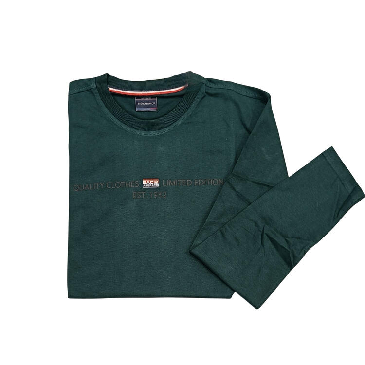 T-SHIRT UOMO MANICA LUNGA BACI&ABBRACCIO BAM5527 Baci & Abbracci